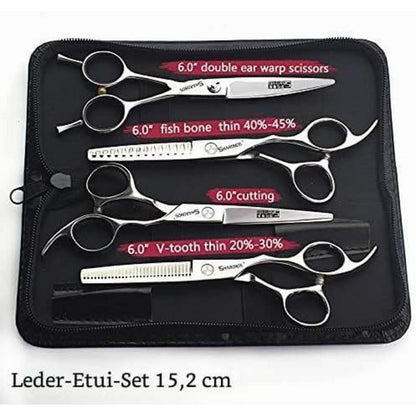 Professionelle Friseurschere 6/6.5 Zoll – Set 4 Stück