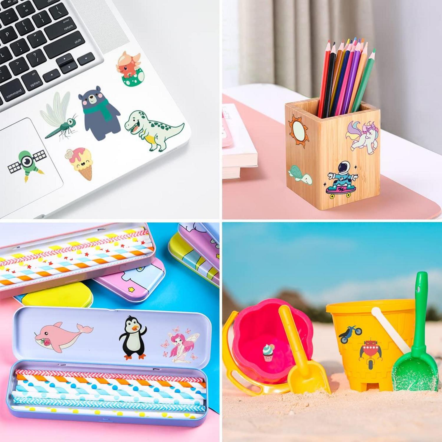 Kinder Tattoo Set 30 leuchtende Glitzer-Tattoos für Mädchen Jungen