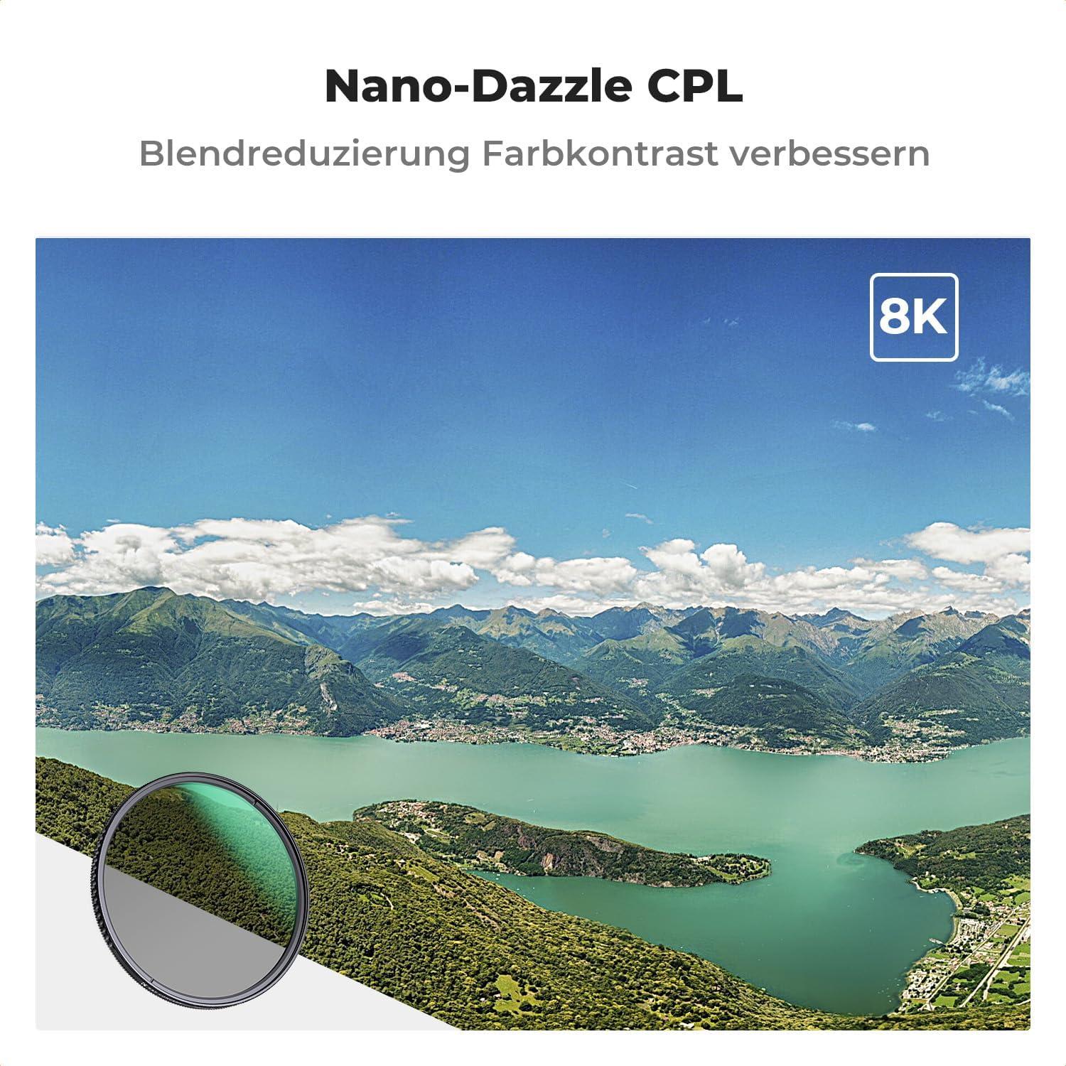 37mm Slim Zirkularer Polfilter CPL Filter AGC Glas