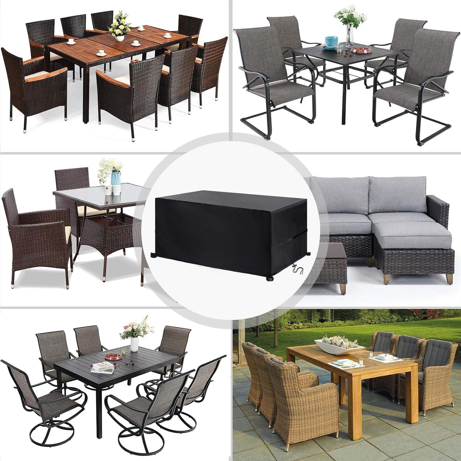 Abdeckung Gartenmöbel 150x90x75cm wasserdicht Schutzhülle Anti-UV Oxford Gewebe