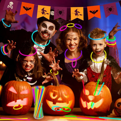 Super Hell Knicklichter Set 261Pcs für Halloween Party, Glow
