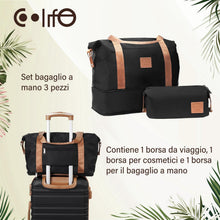 COOLIFE ABS Hartschalen Koffer Trolley Set 3tlg
