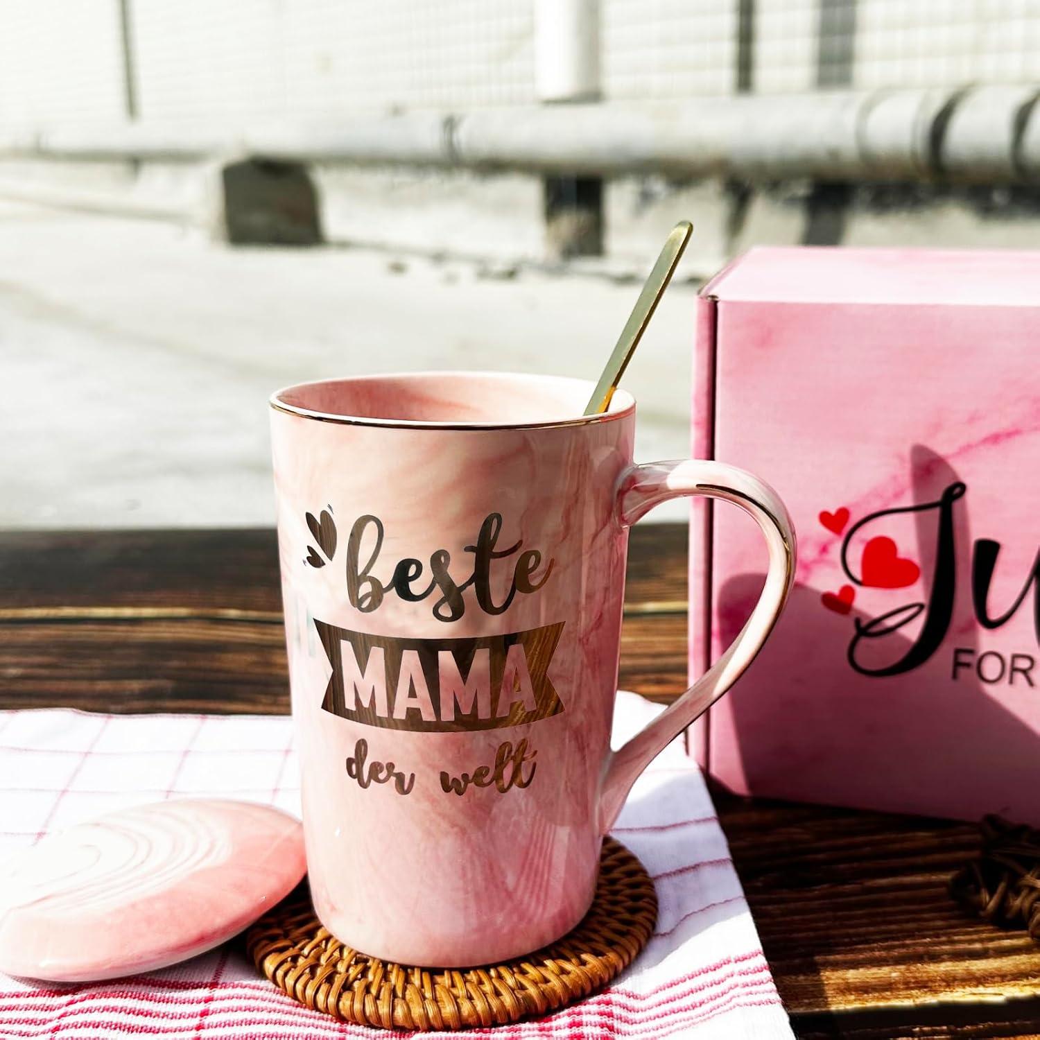 Mama Tasse mit Spruch 'Beste Mama der Welt', Geschenkbox