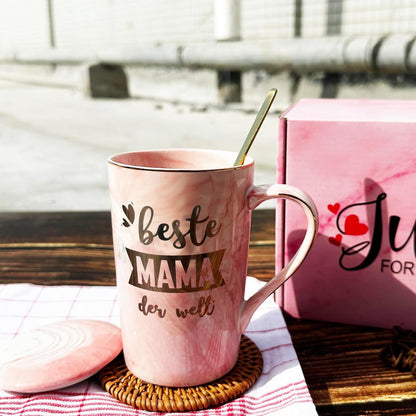 Mama Tasse mit Spruch 'Beste Mama der Welt', Geschenkbox
