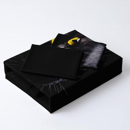 3D Katzen Bettwäsche 135x200 - Flauschig & Weich für Kinder