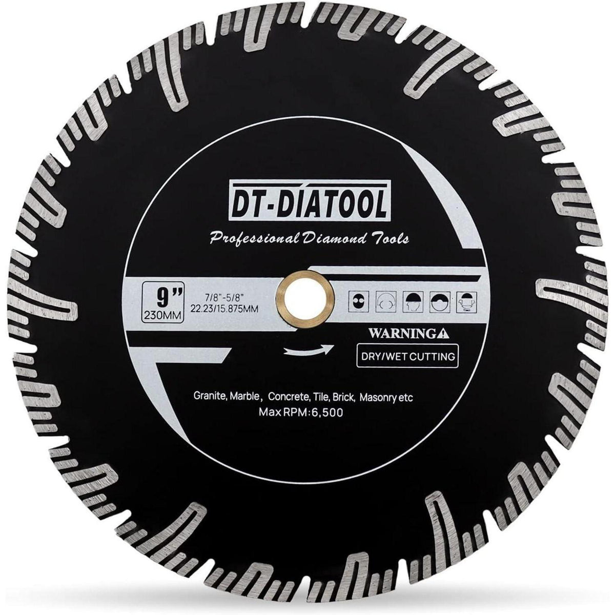 Diamant-Trennscheibe 230mm Turbo für Granit & Beton