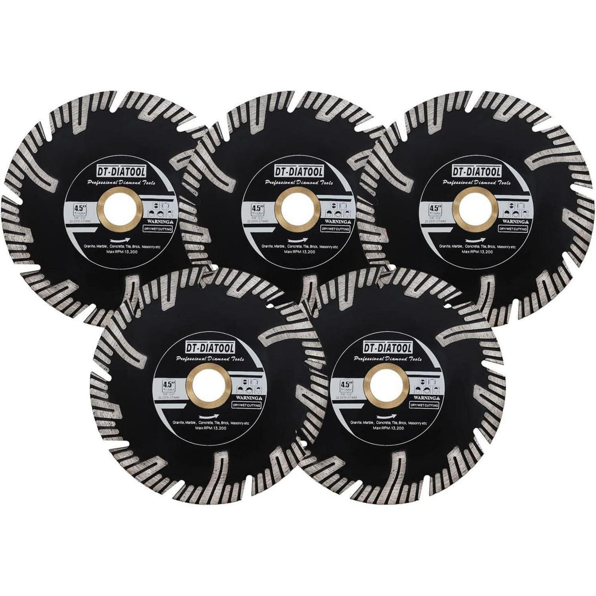 Diamant-Trennscheibe 115mm Turbo für Winkelschleifer & Sägen