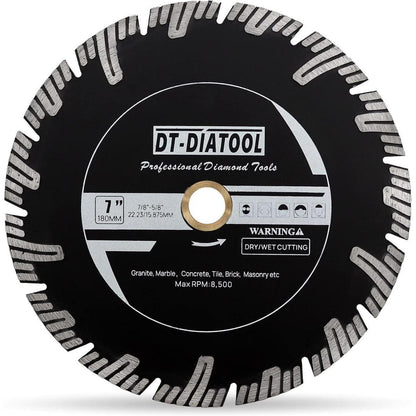 Diamant-Trennscheibe 180mm Turbo für Granit & Beton
