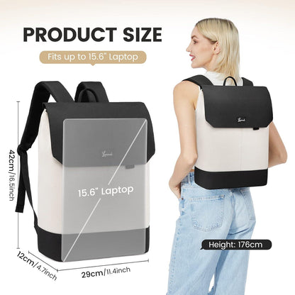 Arbeitsrucksack Damen 15,6 Zoll mit USB Ladeanschluss & Diebstahlschutz