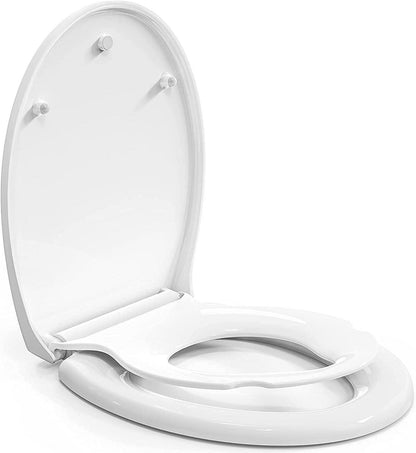 Toilettensitz mit Absenkautomatik und Magnetbefestigung für Kinder
