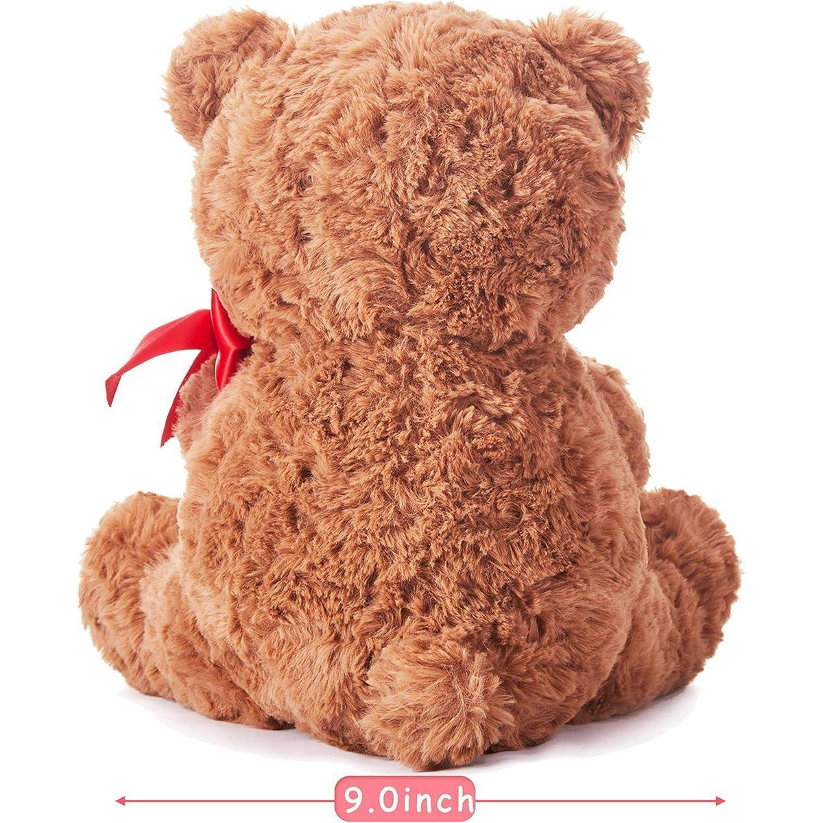 Teddybär Kuscheltier 27cm – Weiches Plüschtier mit Rosen