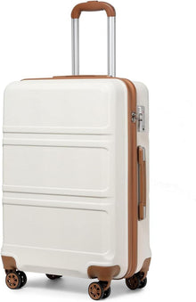 KONO Hartschalenkoffer 55cm TSA Schloss 4 Rollen