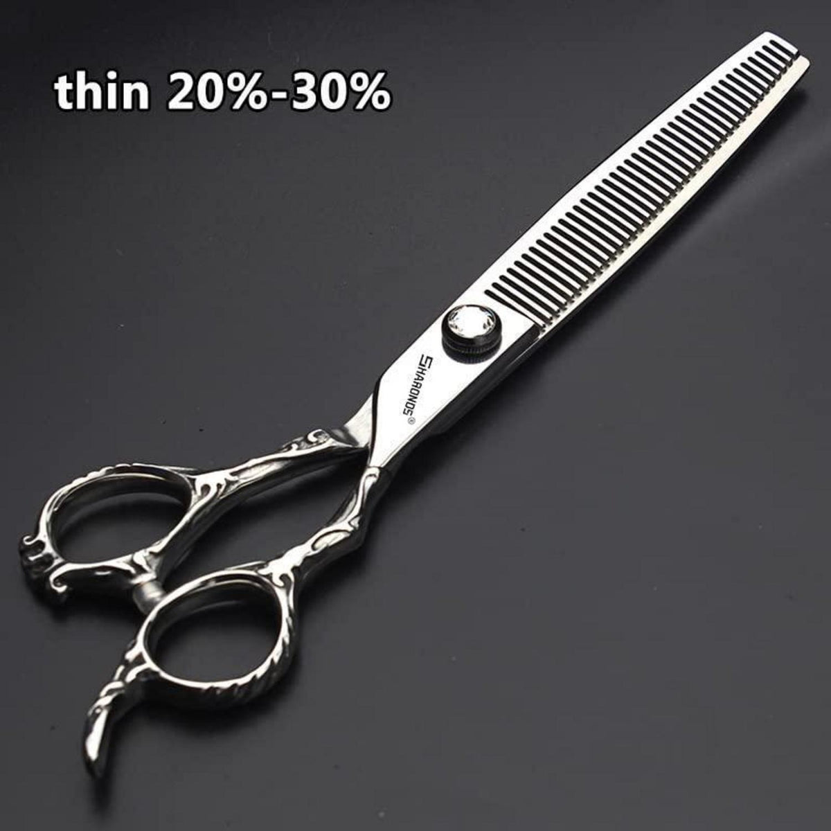 6 Zoll Japanische Friseurschere Silberne Schlange