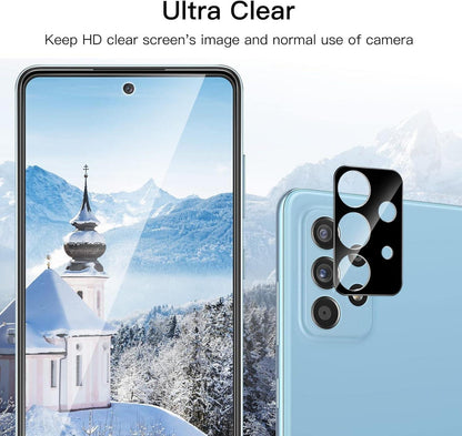 Samsung Galaxy A52/A52 5G/A52s 5G Schutzfolie 2 Stück HD Glas Kameraschutz