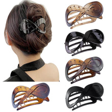 5er Set Haarspangen Vintage Haarklammer Groß Schwarz