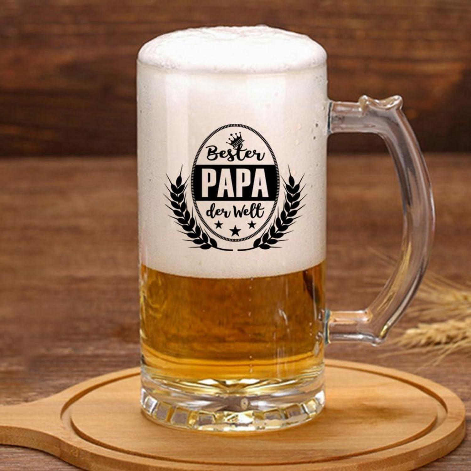 Bierkrug Bierglas 0,5l Vatertagsgeschenk Weihnacht Geschenk
