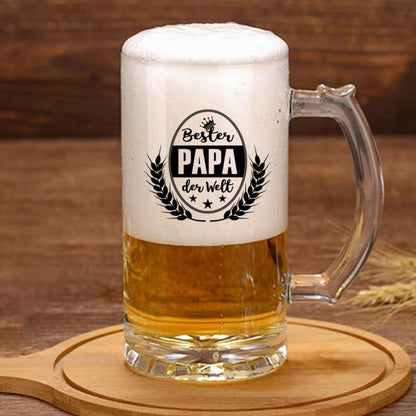 Bierkrug Bierglas 0,5l Vatertagsgeschenk Weihnacht Geschenk