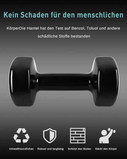 Kurzhanteln Set 1KG - 5KG für Zuhause Fitnessstudio Training