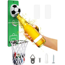 Magnetischer Flaschenöffner Wand Fußball Auffangbehälter