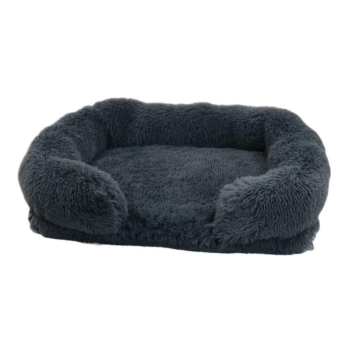 Orthopädisches Hundebett mit abziehbaren Bezug - Grau, XL