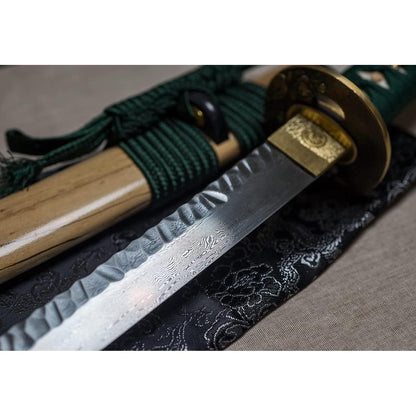 Japanisches Samurai-Schwert 40 Zoll handgeschmiedet Full Tang Damaststahl