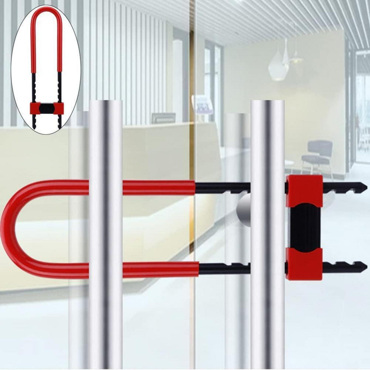 Fahrrad U-Lock Zahlenschloss – Verstellbarer Bügel – Robust & Sicher