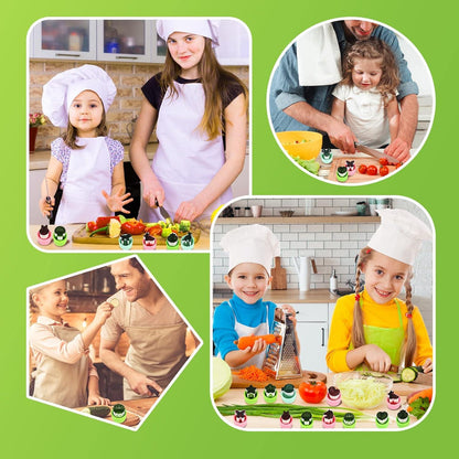 29-teiliges Ausstecher Set für Kinder aus Edelstahl - Obst Gemüse Keks