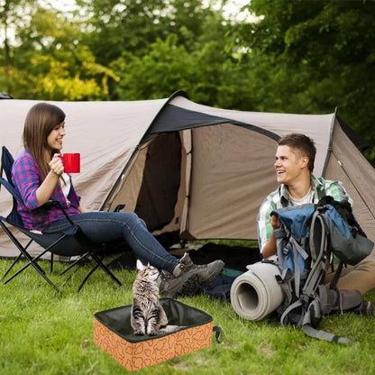 Faltbares Katzenklo – Tragbar für Reisen & Camping