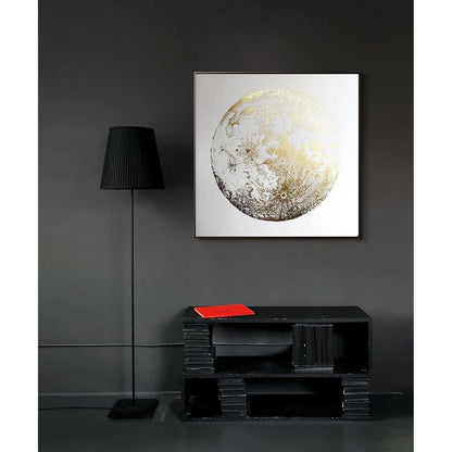 Abstrakte Leinwandbilder Gold 4er Set 20x20cm