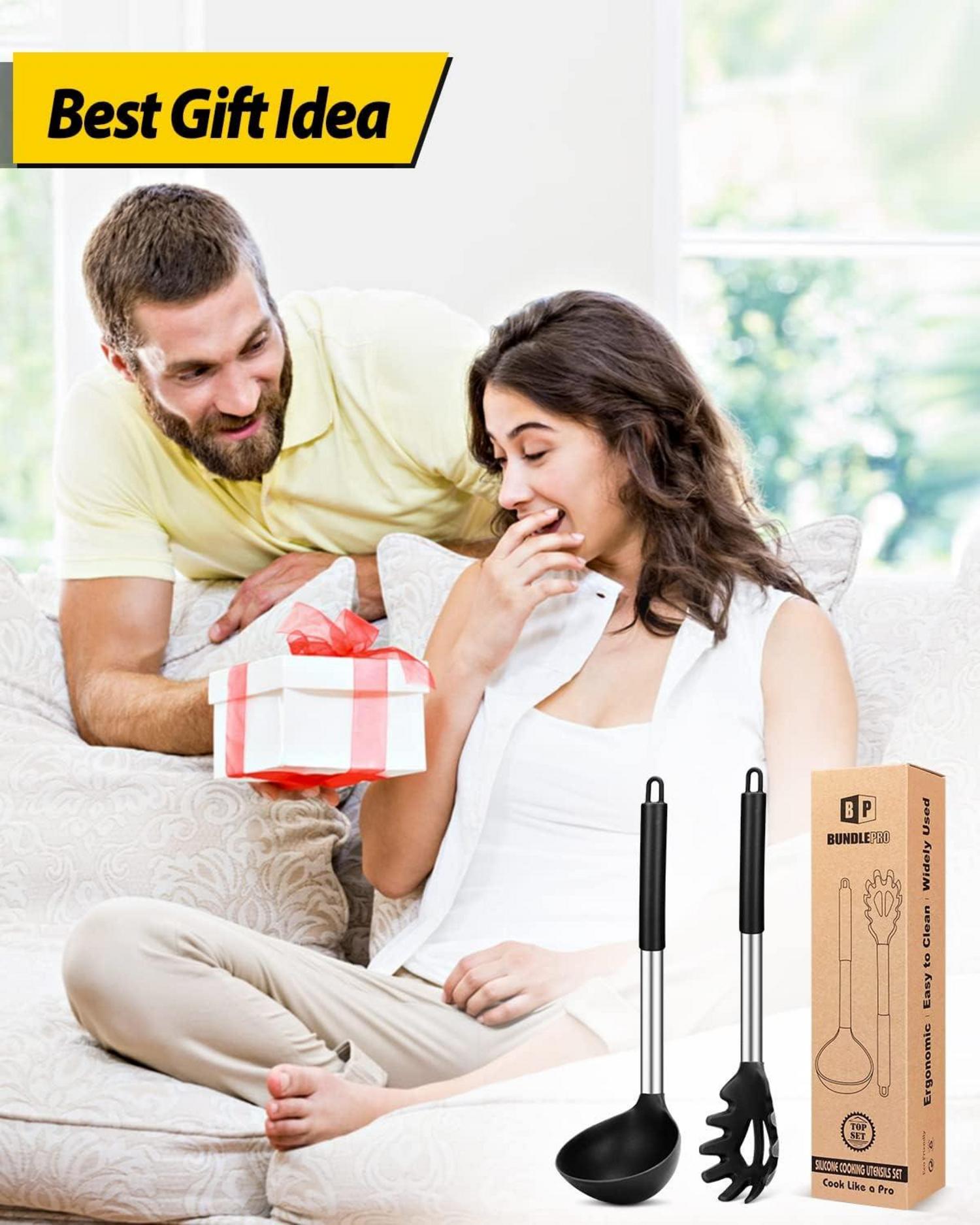Silikon Küchenutensilien Set Antihaft Spaghetti Suppe Sauce