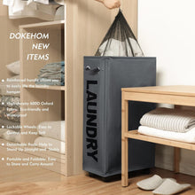 DOKEHOM 29-Inches Faltbarer Wäschekorb mit