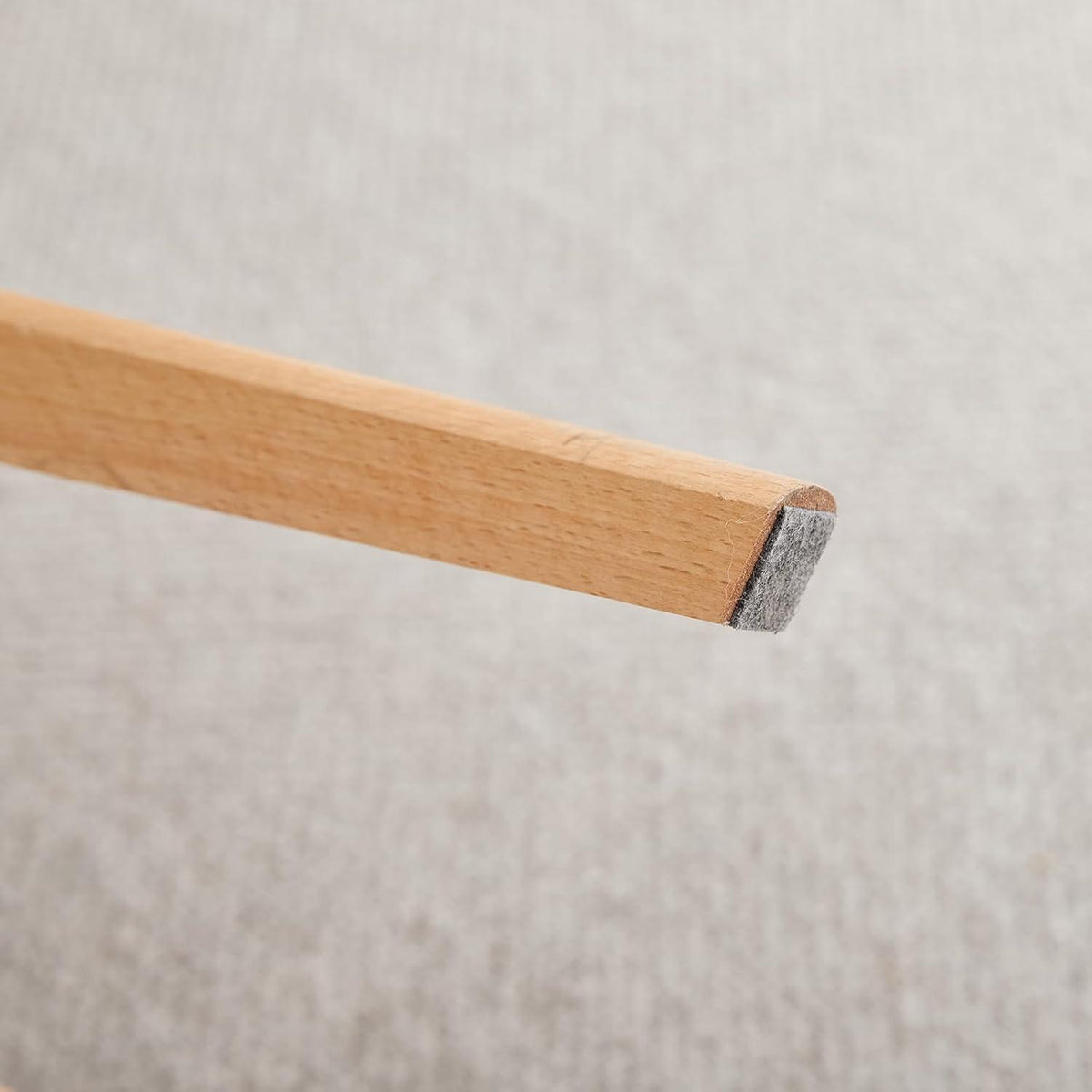 Weißes Esszimmerstuhls Set (8 Stühle) – Massivholz Beine