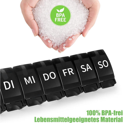 Opret Tablettenbox 7 Tage Deutsch Pillendose Wochen