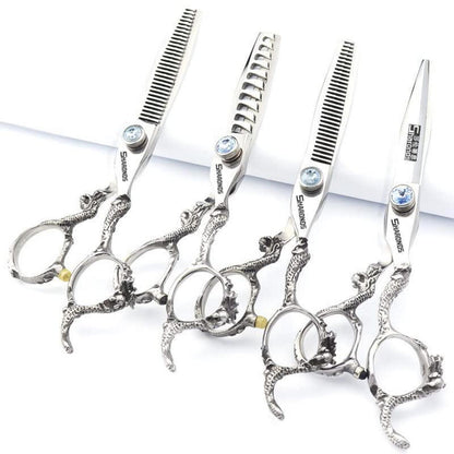Professionelle Friseurschere Edelstahl 6/7 Zoll mit Saphir
