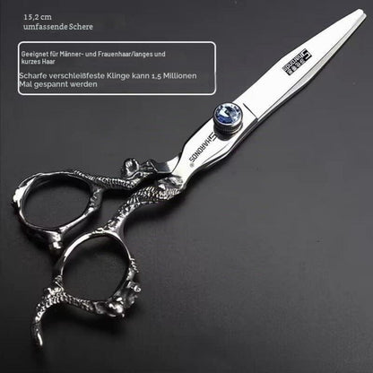Professionelle Haarschere Set Edelstahl 6/7 Zoll mit Ausdünnung