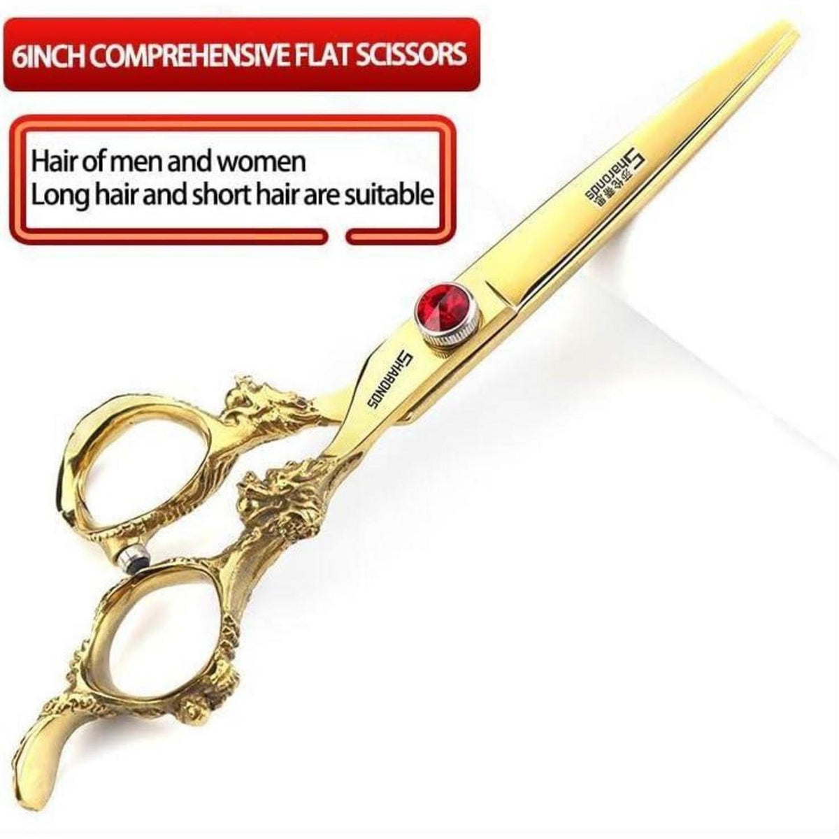 Japanische Friseurschere 440C Stahl – 6 Zoll (4er Set)