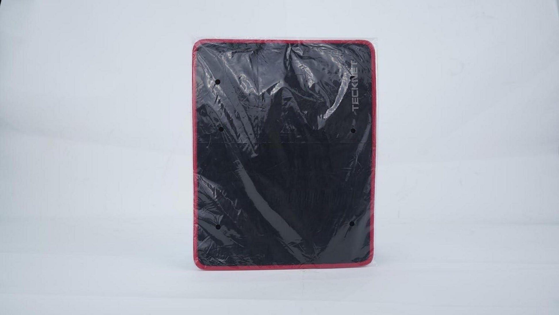 TECKNET Gaming Mauspad 27 x 21 cm Wasserdicht Rutschfester Gummi für PC Büro Gaming Studium Laptop Rot