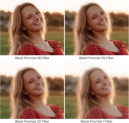 72mm Black Promist 1/4 Filter für Videoaufnahmen Portraitfotografie
