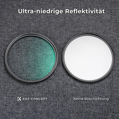 K&F Concept 52mm Black-Mist 1/4 Filter Optisches Glas 18x Nano-Beschichtung