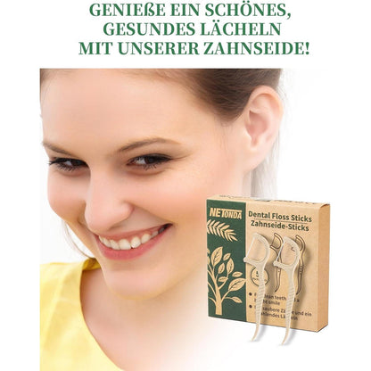 300 Nachhaltige Zahnseide Sticks Vegan Dental Floss PLA