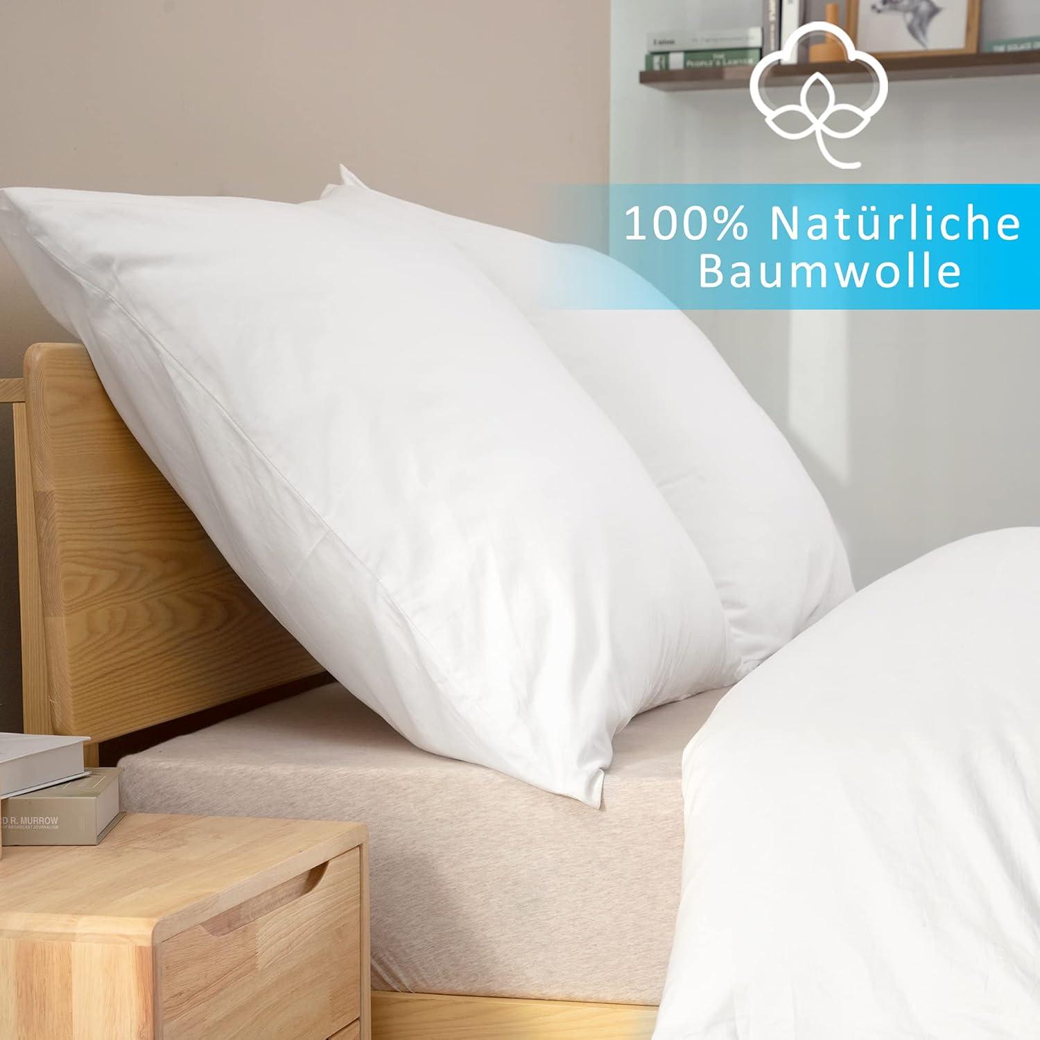 ATsense Kissenbezug 40x40 cm 100% Baumwolle