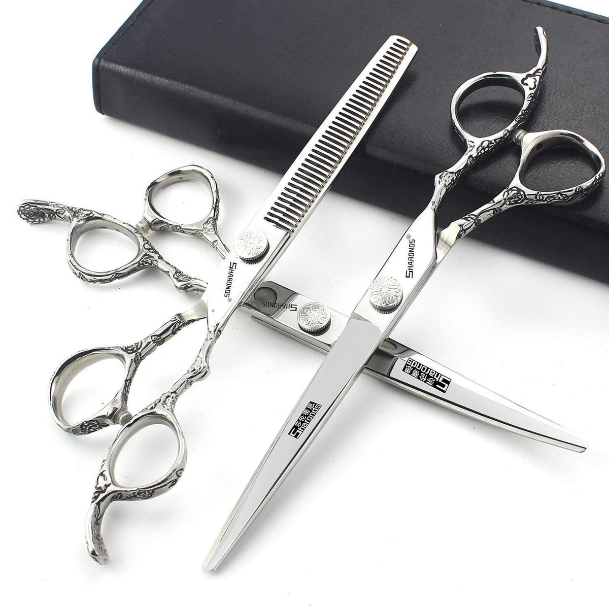 Professionelle Friseurschere 7 Zoll Edelstahl 3er Set