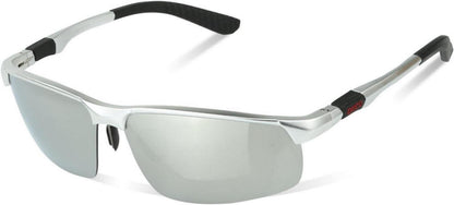 Polarisierte Herren Driving Sonnenbrille Al-Mg Rahmen Brillen Sport