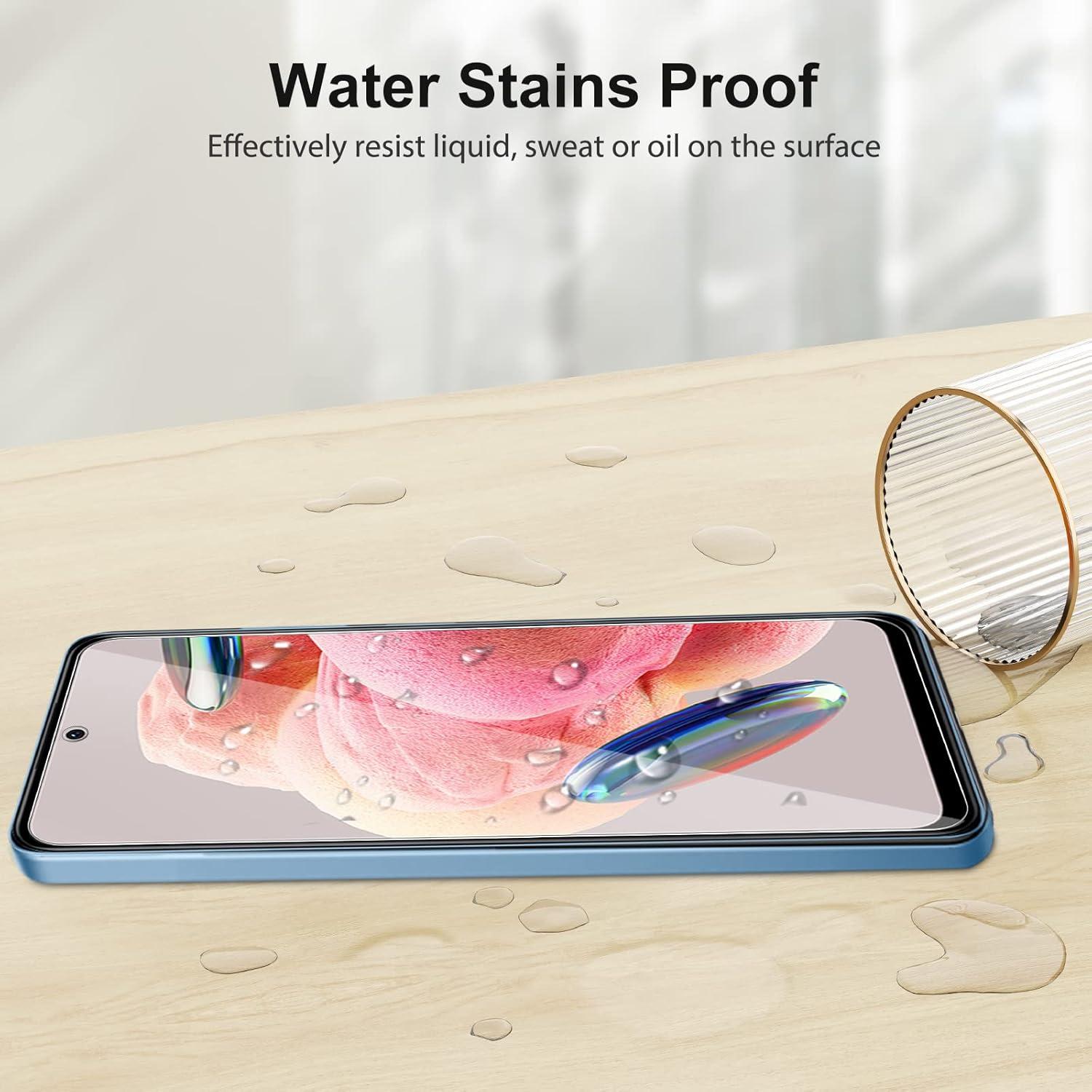 2er Pack Panzerglas für Xiaomi Redmi Note 12 4G/5G & Poco X5 5G