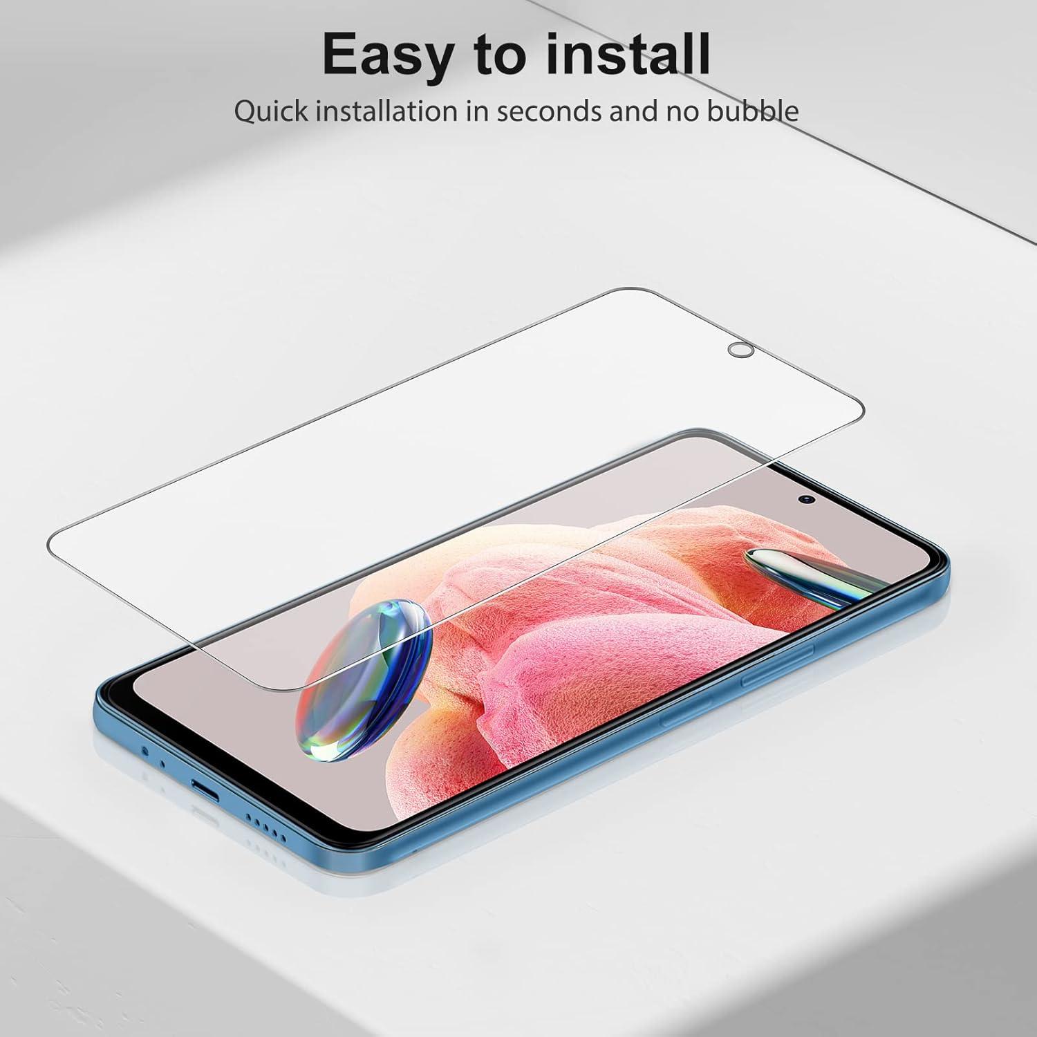 2x Panzer Schutz Glas Xiaomi Redmi Note 12 Poco X5 6,67 Zoll Displayfolie