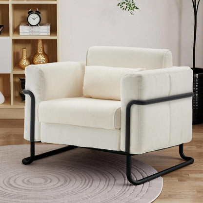 Creme Loungesessel – Bequemer Relaxsessel für Wohnzimmer & Schlafzimmer