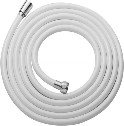 Hochwertiger PVC-Duschschlauch 3,0 m Weiß, Ersatz Brauseschlauch