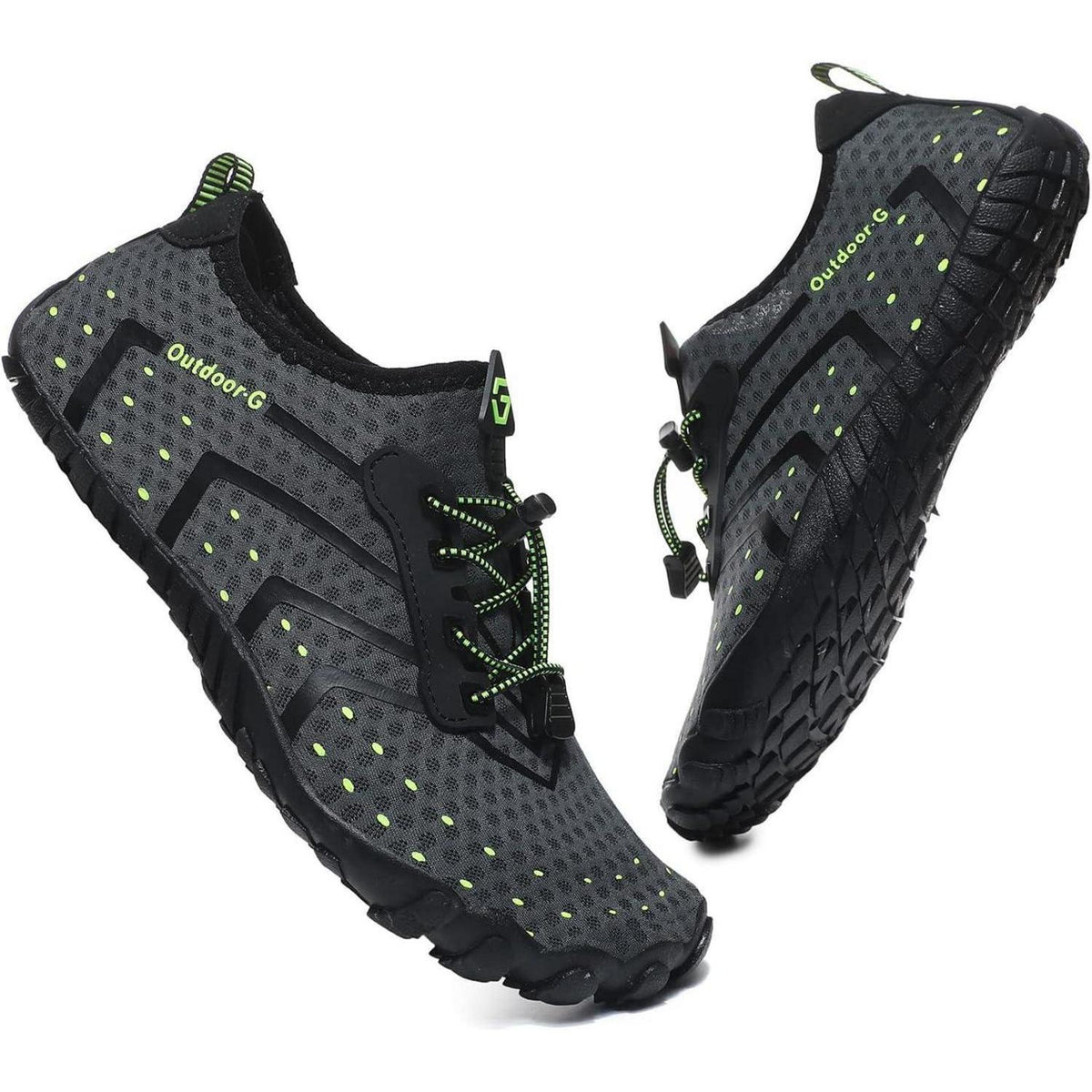 Wasserschuhe Damen Herren Schnelltrocknend Grau 36-46
