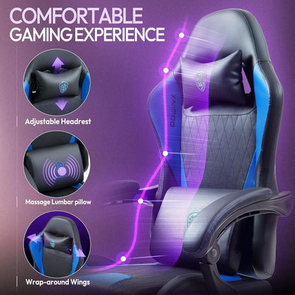 Gaming Stuhl mit Massagefunktion und verstellbarer