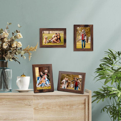 Bilderrahmen Collage 10x15cm Braun 7er Set - Leichter